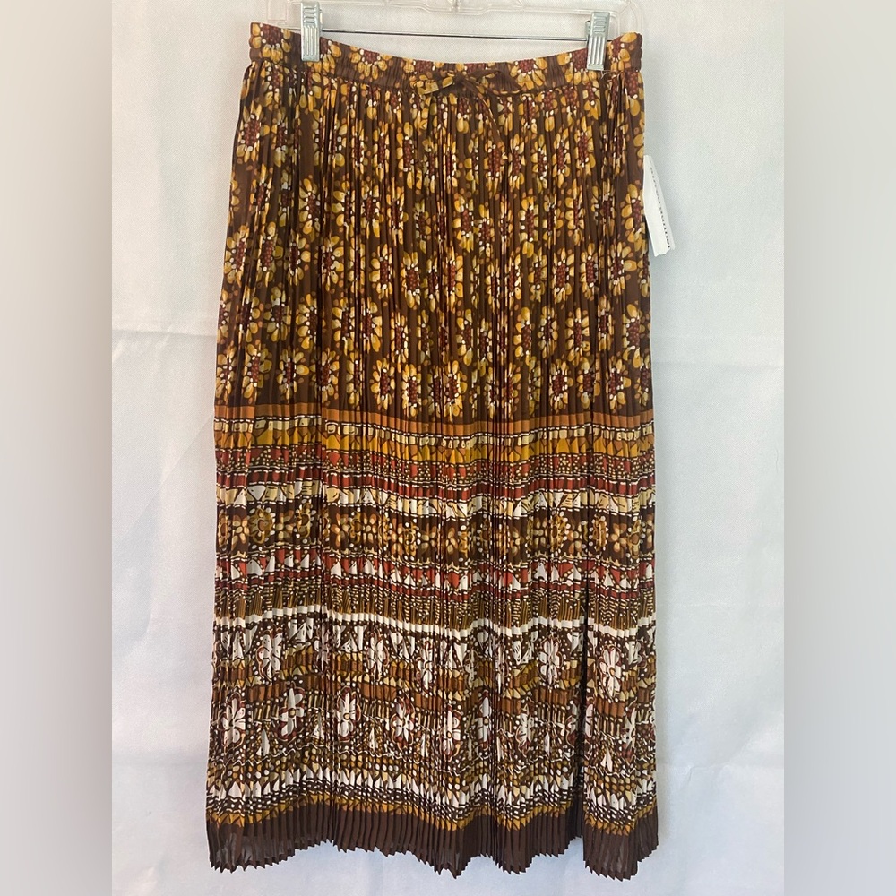 Alfred Dunner Multicolor Floral Maxi Skirt